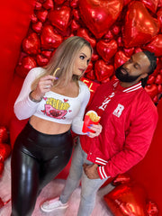 Fries Before Guys Cropped Long Sleeve Shirt
