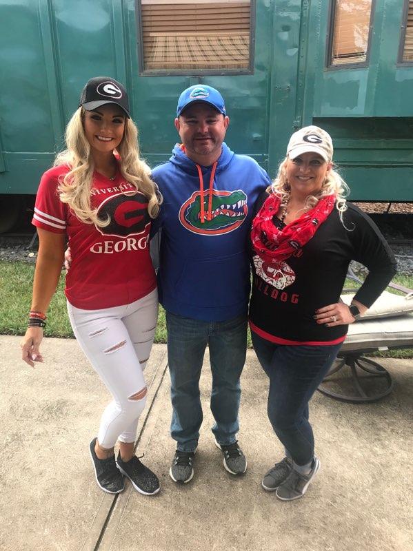 Georgia Bulldog Glitter Top