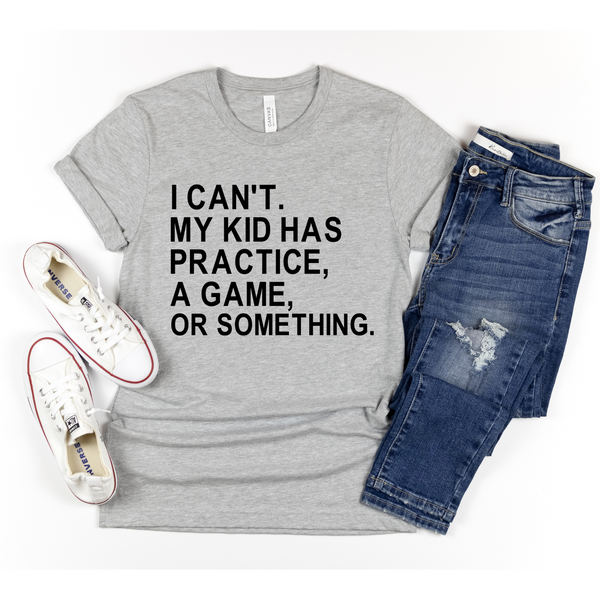 Practice LuLu Game I Can\'t or Gear Apparel Shirt: My Women & Kid Grace for – Something Fan Baseball A Has