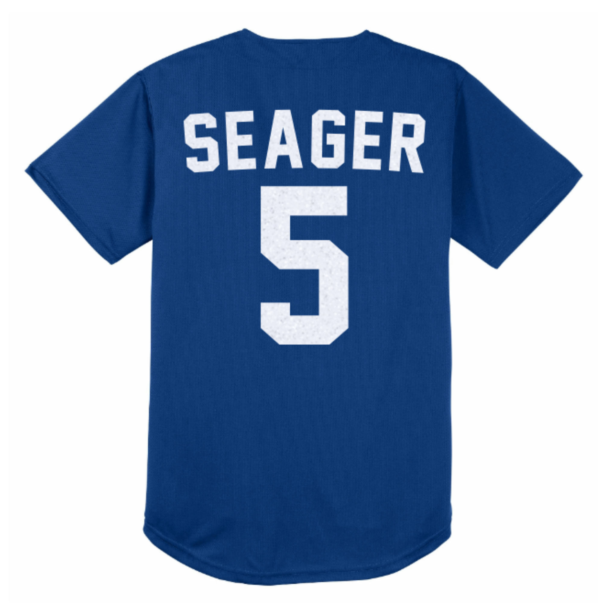 LA Dodgers Inspired Baseball Jersey - Blue