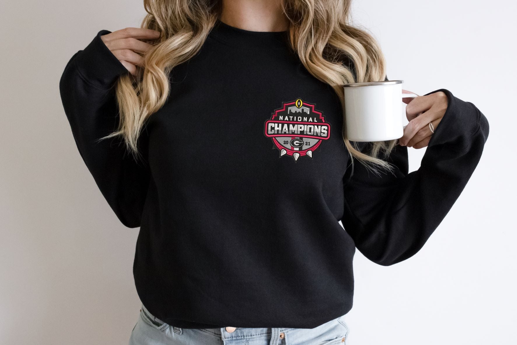 Embroidered Georgia Bulldogs National Championship Sweatshirt