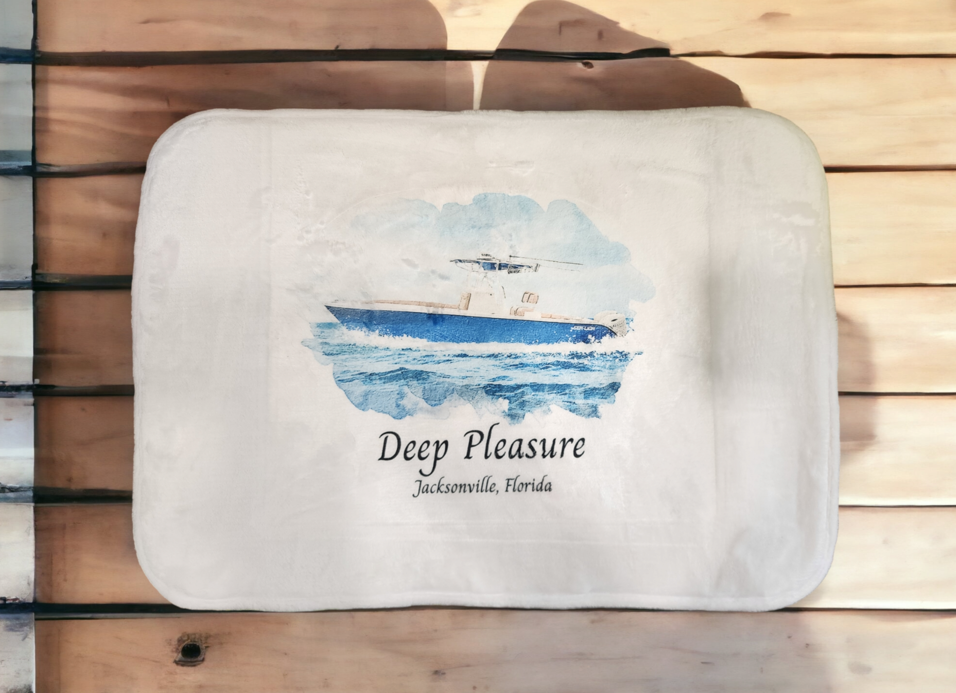 Custom Indoor/Outdoor Memory Foam Dock Mat