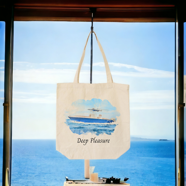Custom Boat Tote Bag Custom Tote Bags Accessories for Boaters LuLu Grace