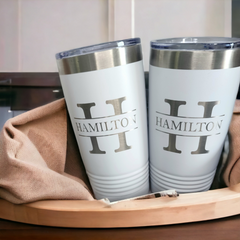 Custom Laser Engraved 20 oz Tumbler