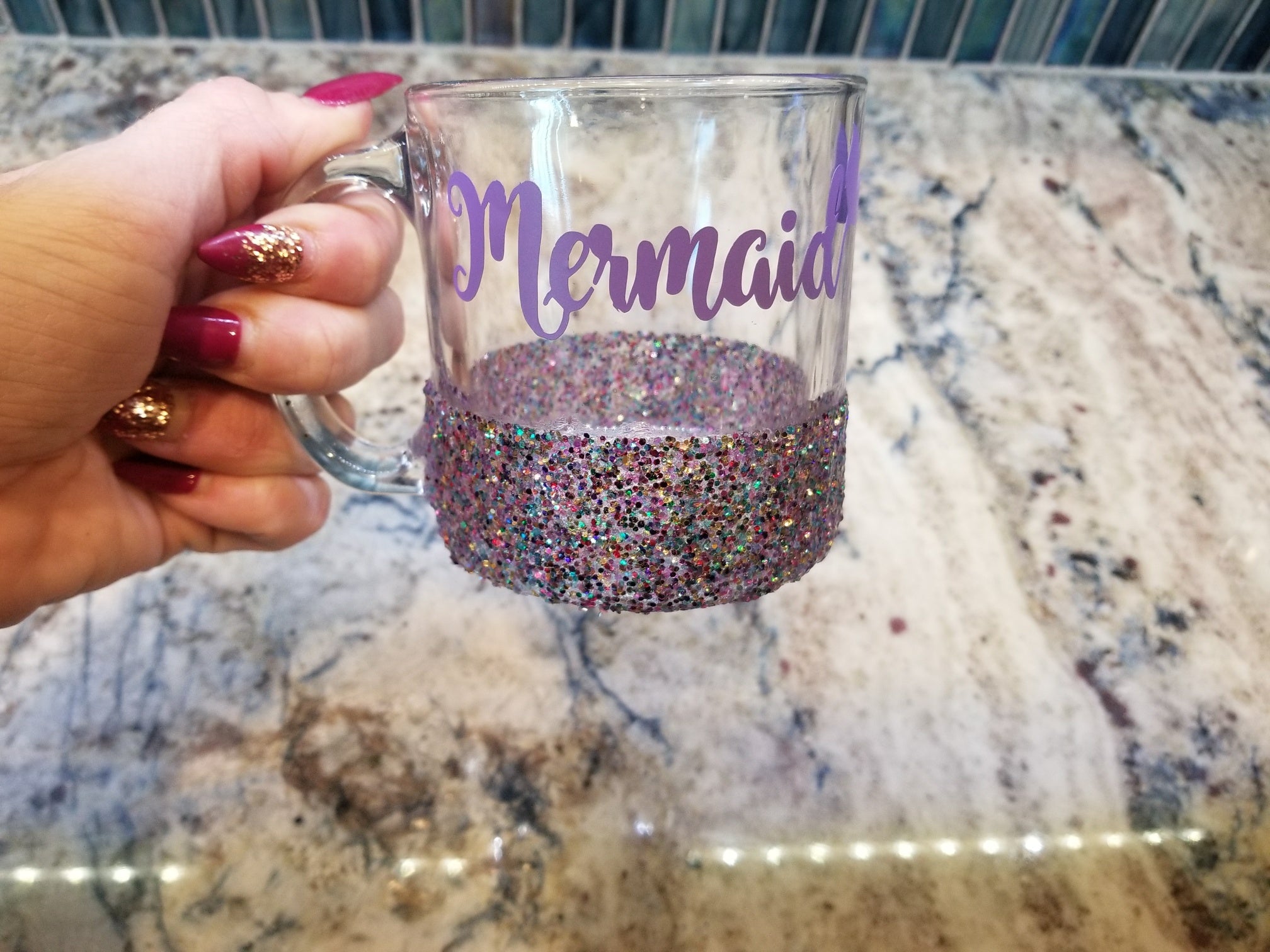 Mermaid Glitter Coffee Mug
