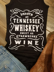Smooth as Tennessee Whiskey Sweet as Strawberry Wine Shirt