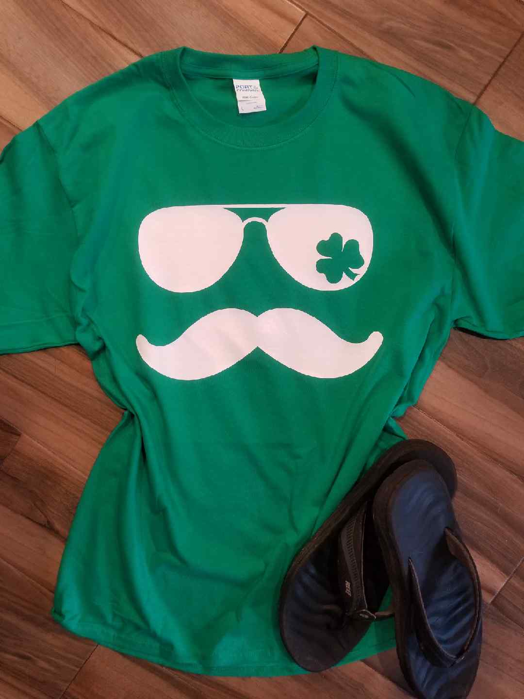 Mustache St Patrick's Day Tee
