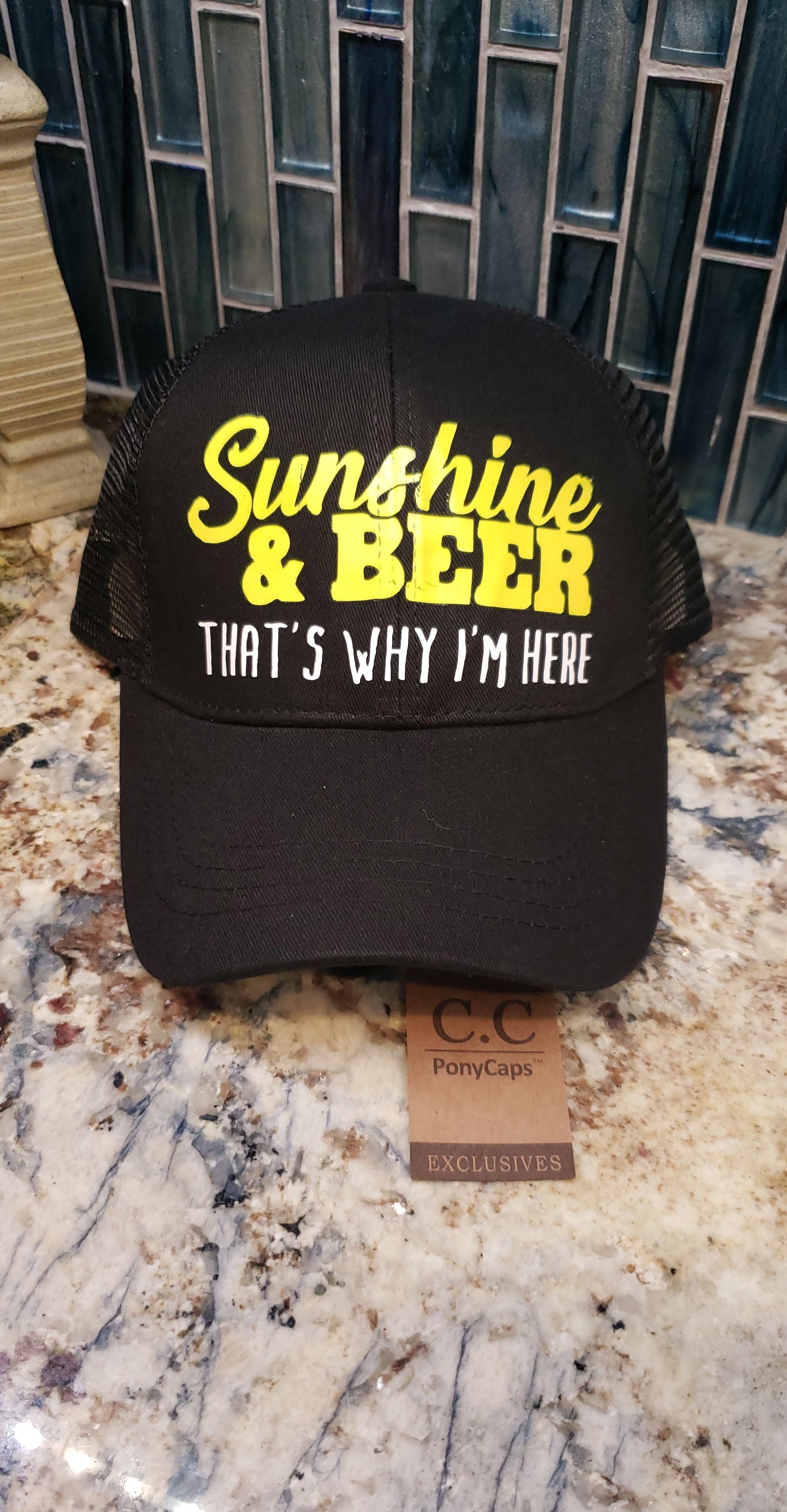 Fully Customizable CC Messy Bun Ballcap