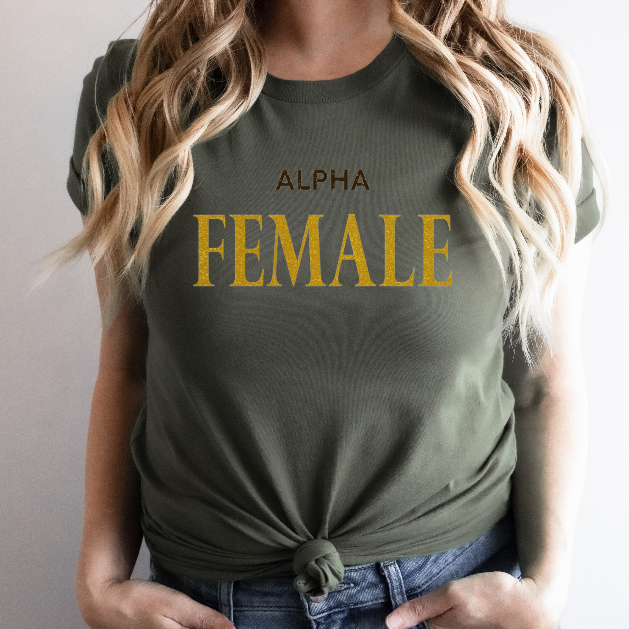 Alpha Female Glitter Shirt