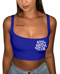 Anti Biden Social Club Crop Top - Available in Multiple Colors