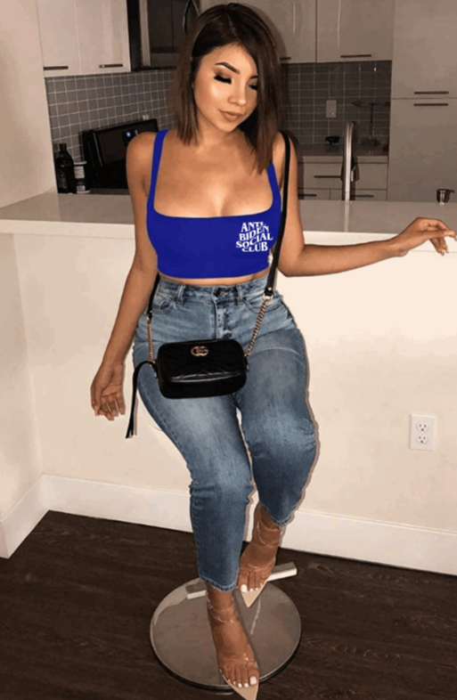 Anti Biden Social Club Crop Top - Available in Multiple Colors