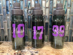 Custom Team Water Bottles