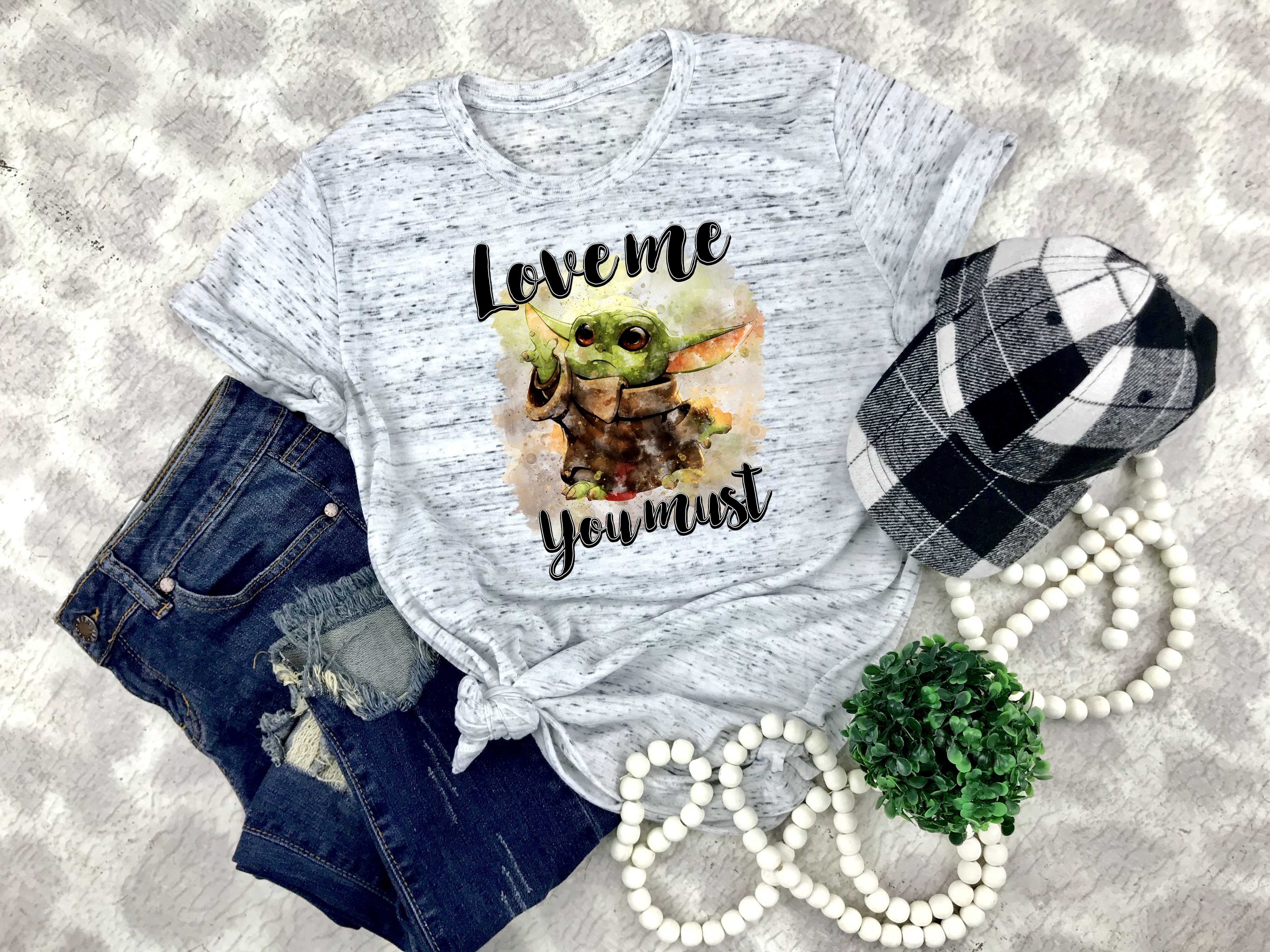 Baby Yoda Love Me You Must Shirt