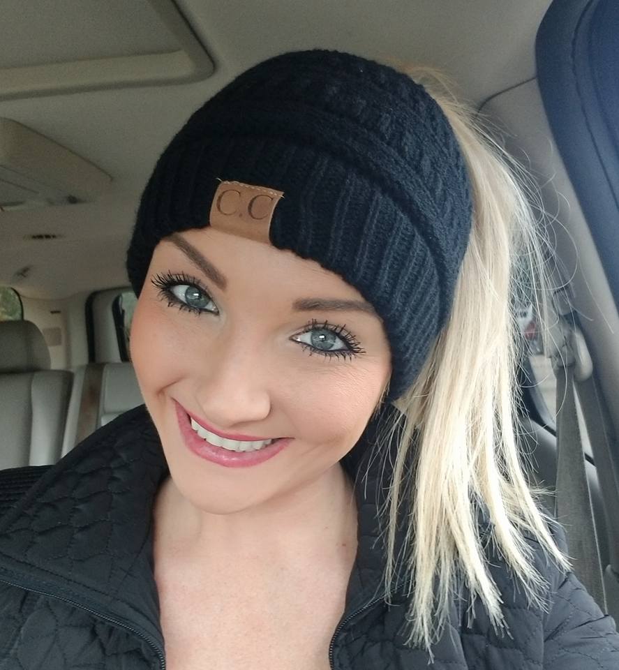 CC Messy Bun Beanies