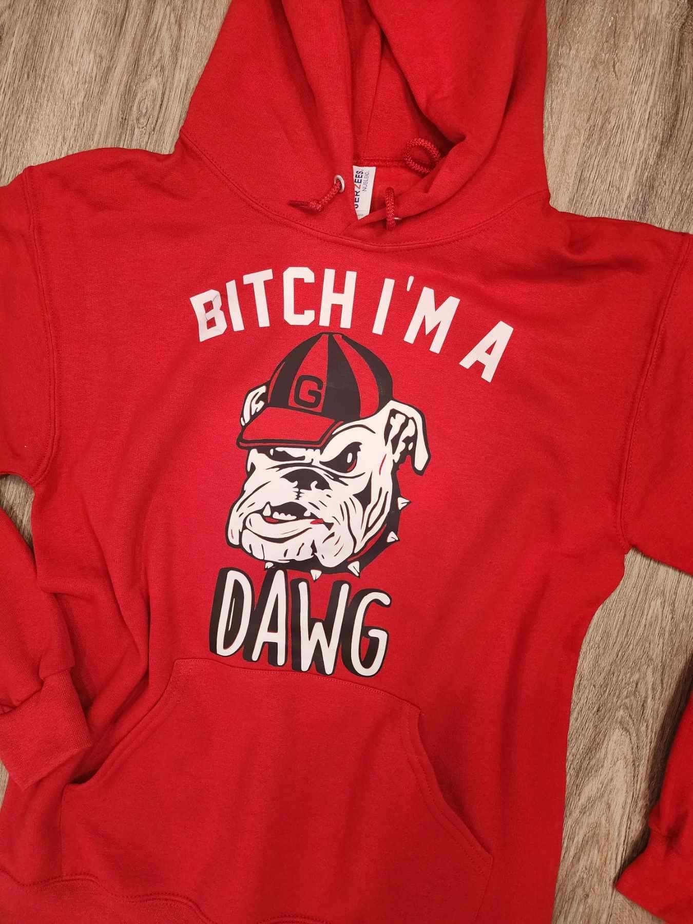 Bitch I'm A Dawg Georgia Bulldog Top