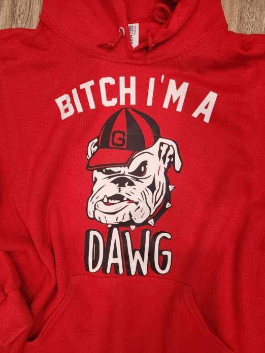 Bitch I'm A Dawg Georgia Bulldog Top