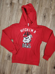 Bitch I'm A Dawg Georgia Bulldog Top