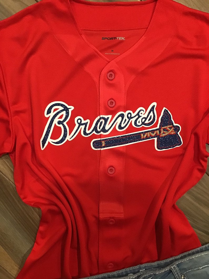 Atlanta Braves Inspired Baseball Jersey