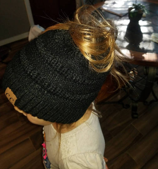CC Messy Bun Beanies