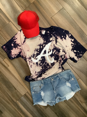 Atlanta Braves A Bleached Tee