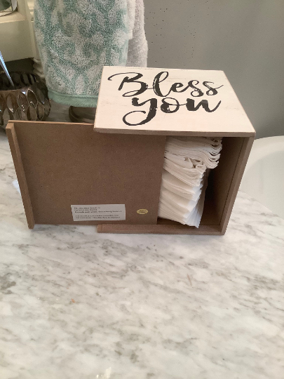 Bless You Tissue Box