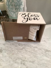 Bless You Tissue Box