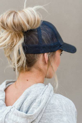 Fully Customizable CC Messy Bun Ballcap