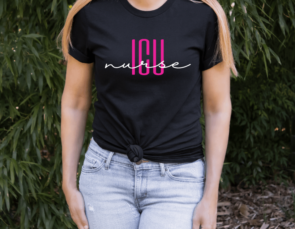 ICU Nurse Shirt / RN Shirt / Nursing School tee / ICU Tank / Nurse Gift / Nursing School Grad