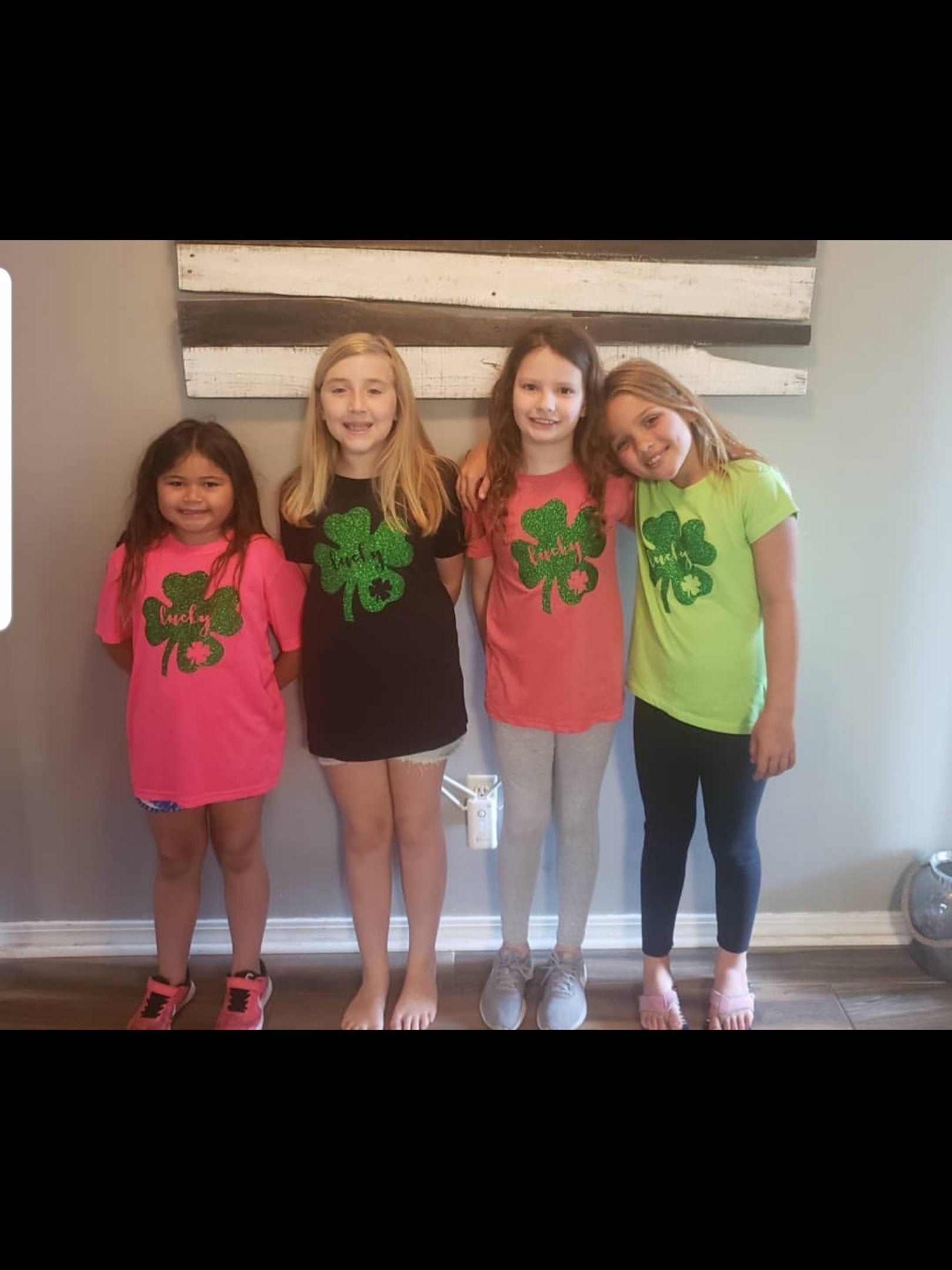 Glitter Lucky Shamrock Shirt
