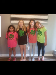 Glitter Lucky Shamrock Shirt