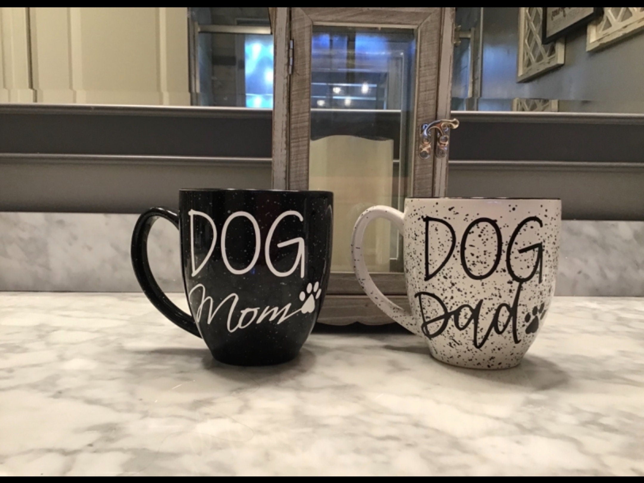 Dog Mom and Dad Campfire Mugs