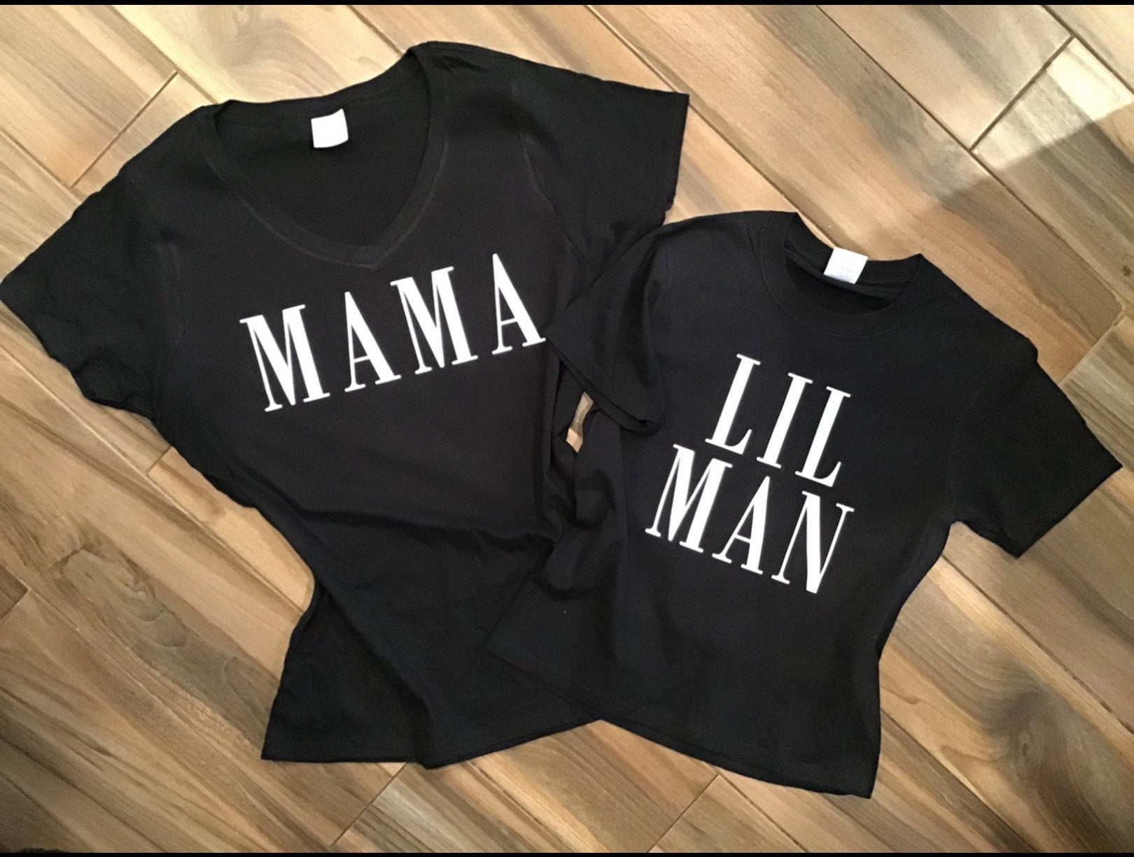 Mama and Lil Man Shirt Set