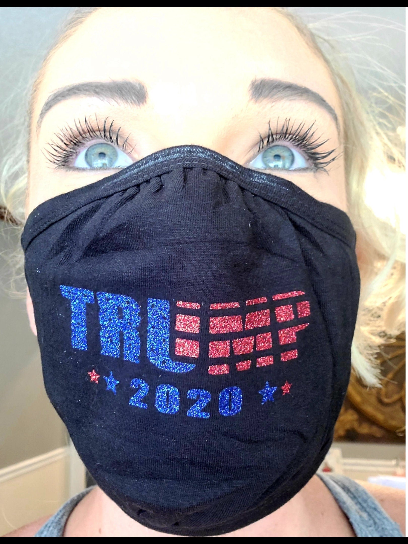 Trump Face Mask with Nose Wire