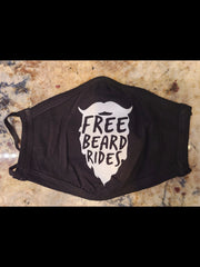 Free Beard Rides Face Mask with Nose Wire
