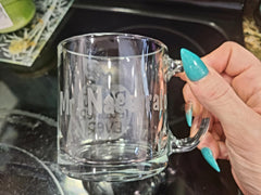 Personalized Best Teacher Ever Glass Mug