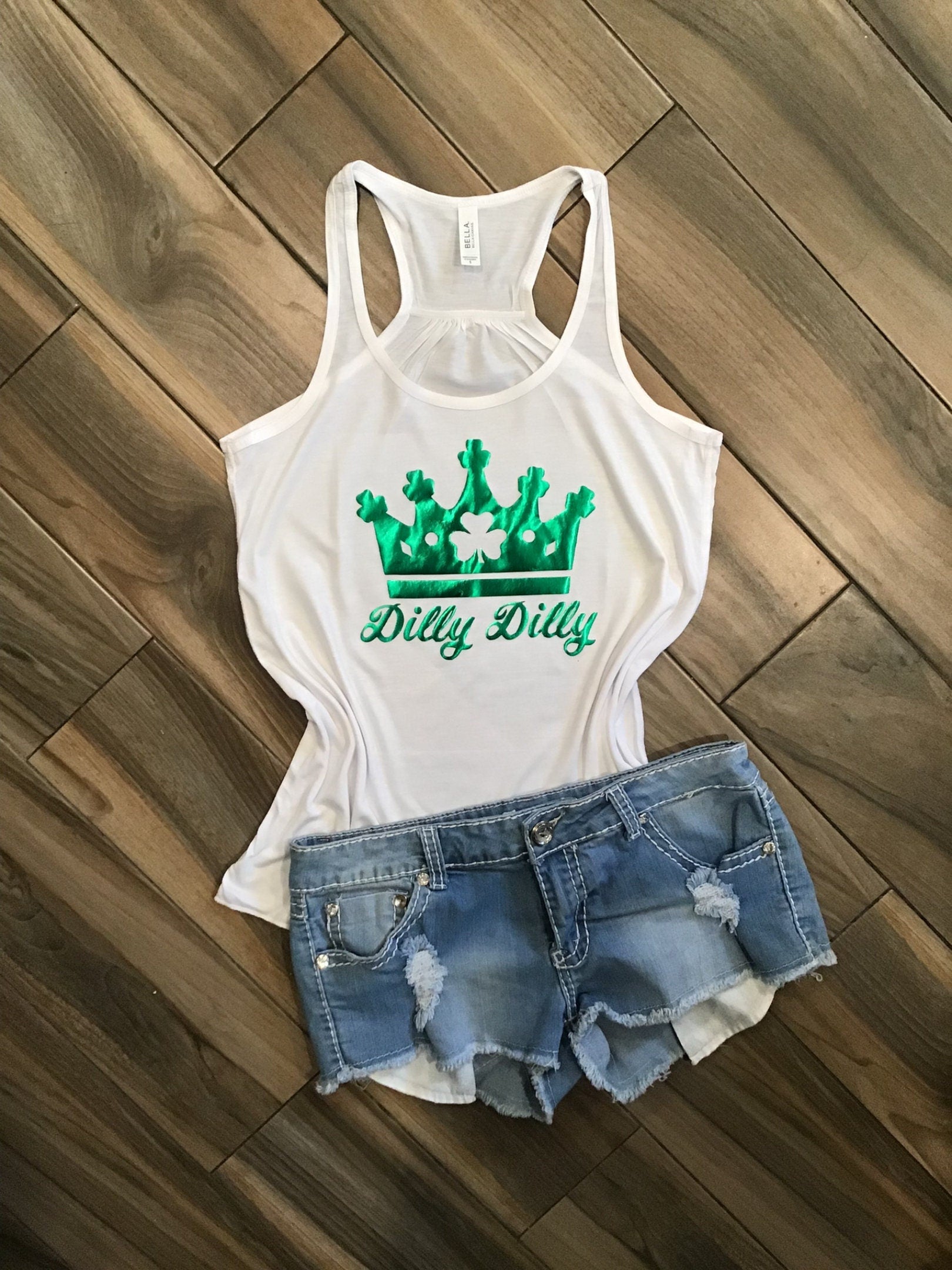 Dilly Dilly Metallic Shamrock Shirt