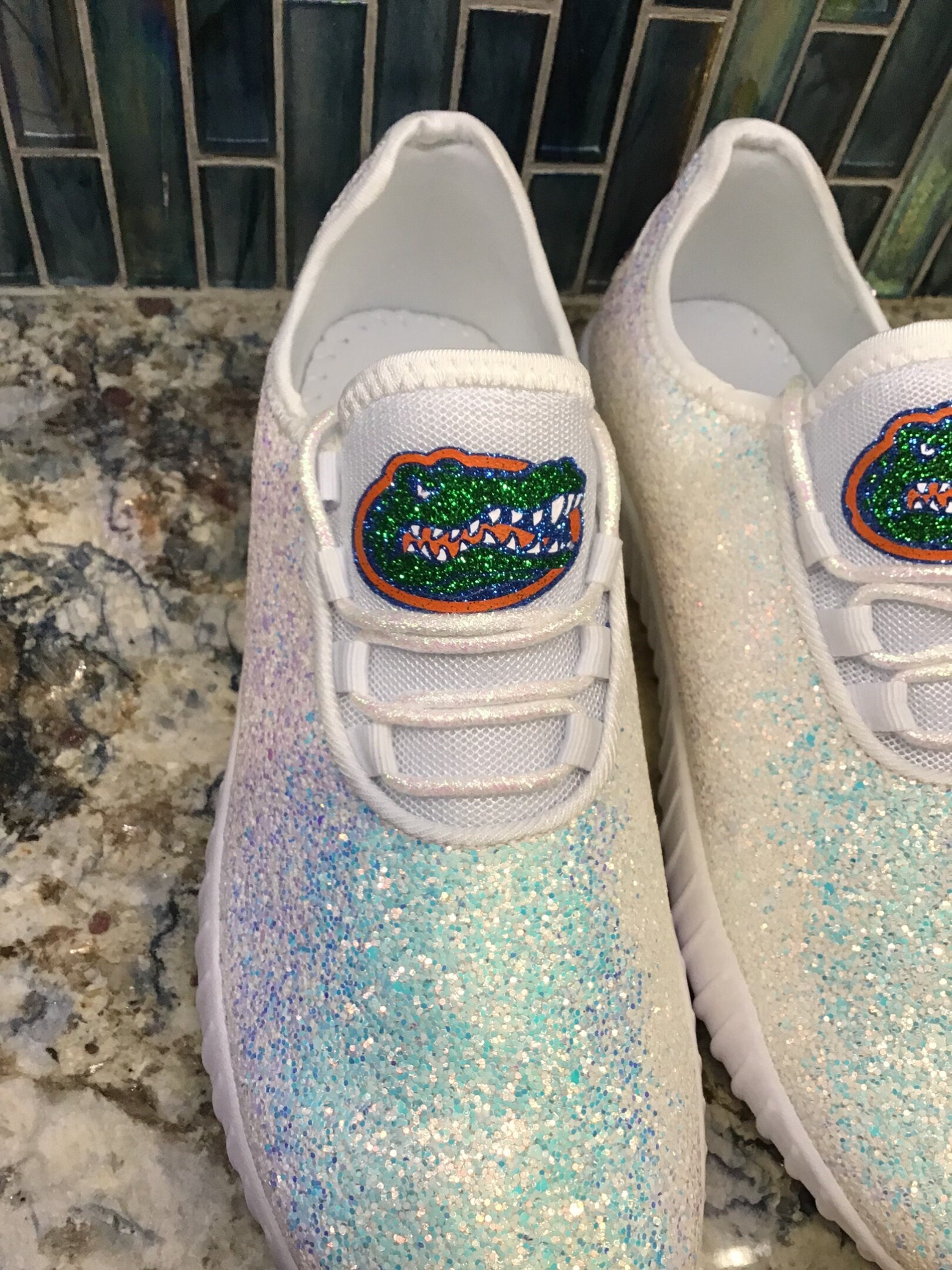 Florida Gator Glitter Sneakers