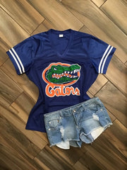 Florida Gators Glitter Gator Head Jersey