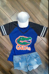 Florida Gators Glitter Gator Head Jersey