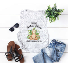 Whatever Bitches Sloth Shirt