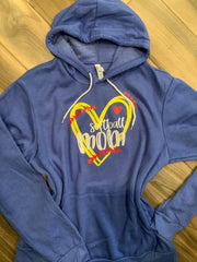 Softball Mom Heart Shirt