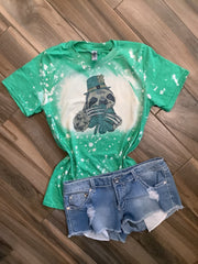 St. Patrick’s Day Sloth Bleached Tee