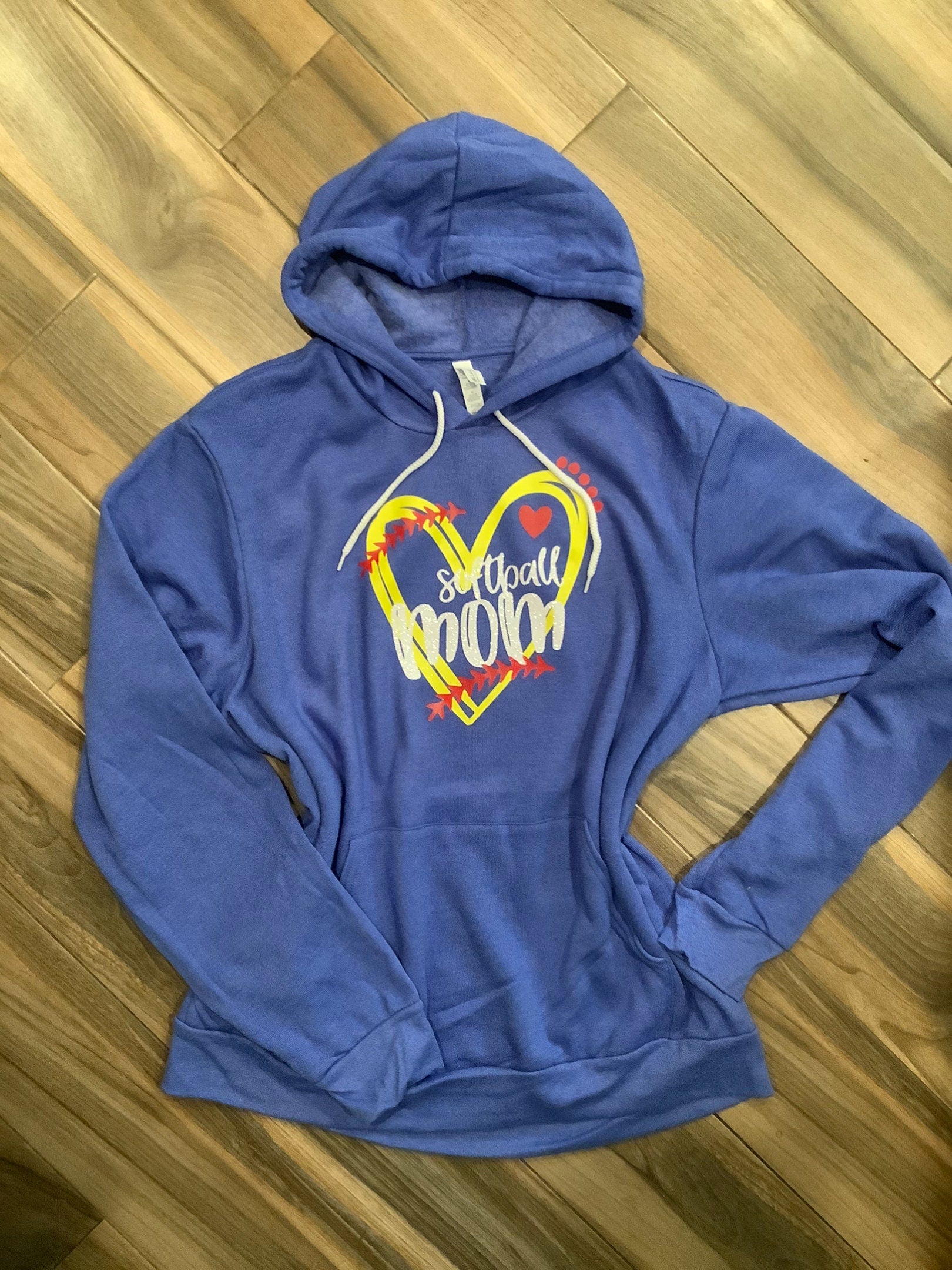 Softball Mom Heart Shirt