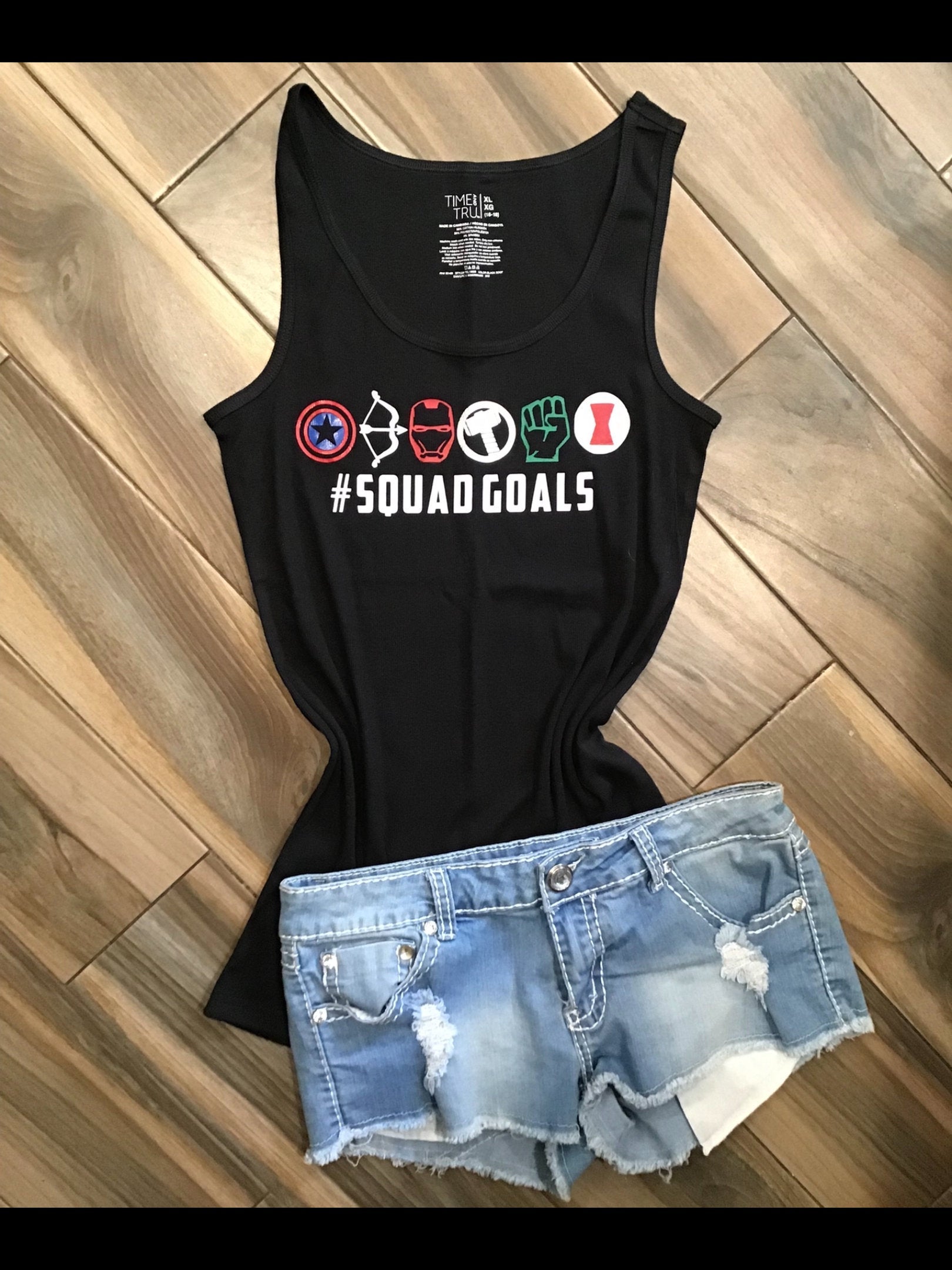 Squad Goals Super Hero Shirt / Orlando Vacation Shirts / Universal tee / Squad Goals Tank