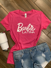 Pink Barbie Latina Shirt