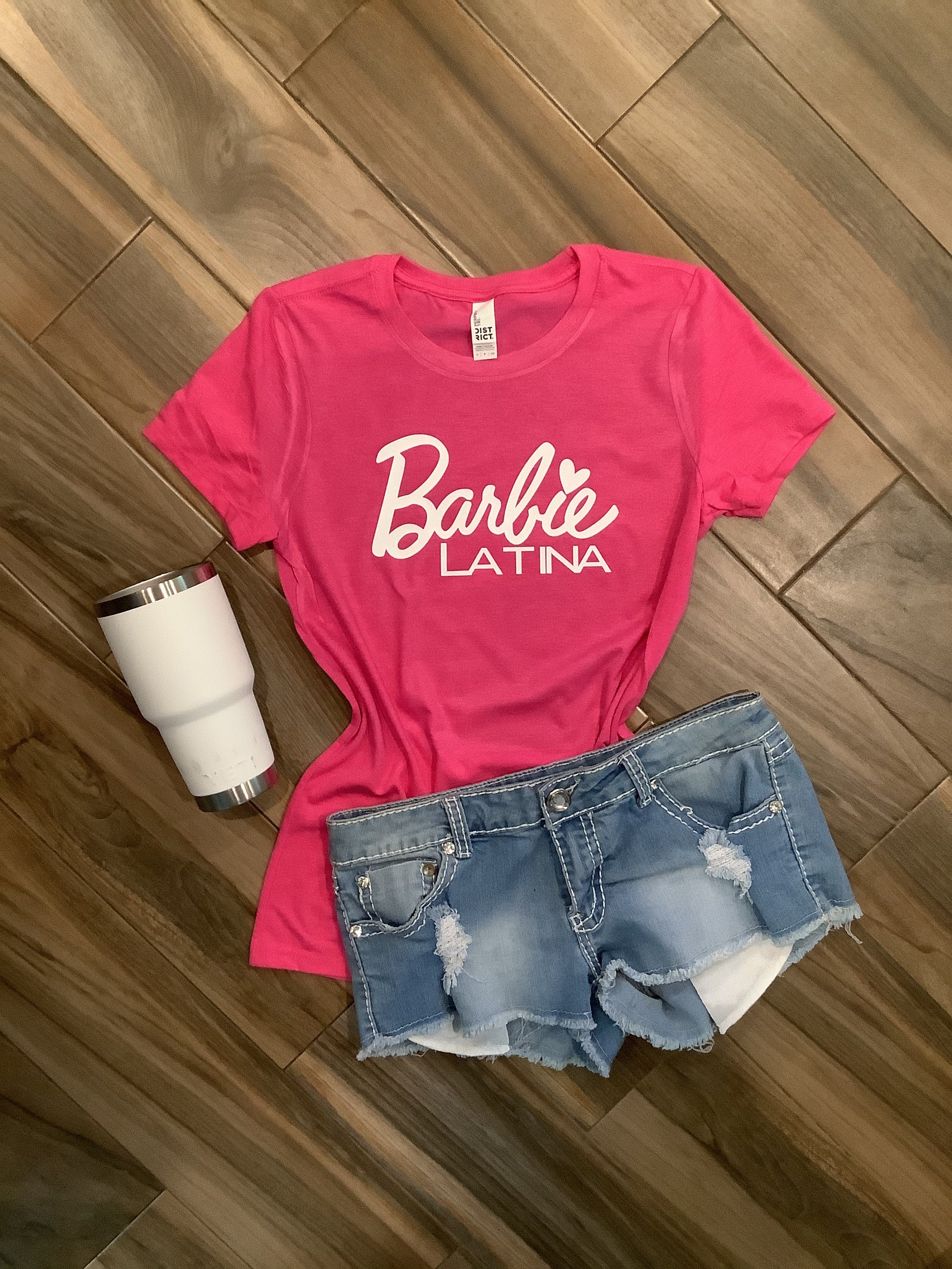 Pink Barbie Latina Shirt