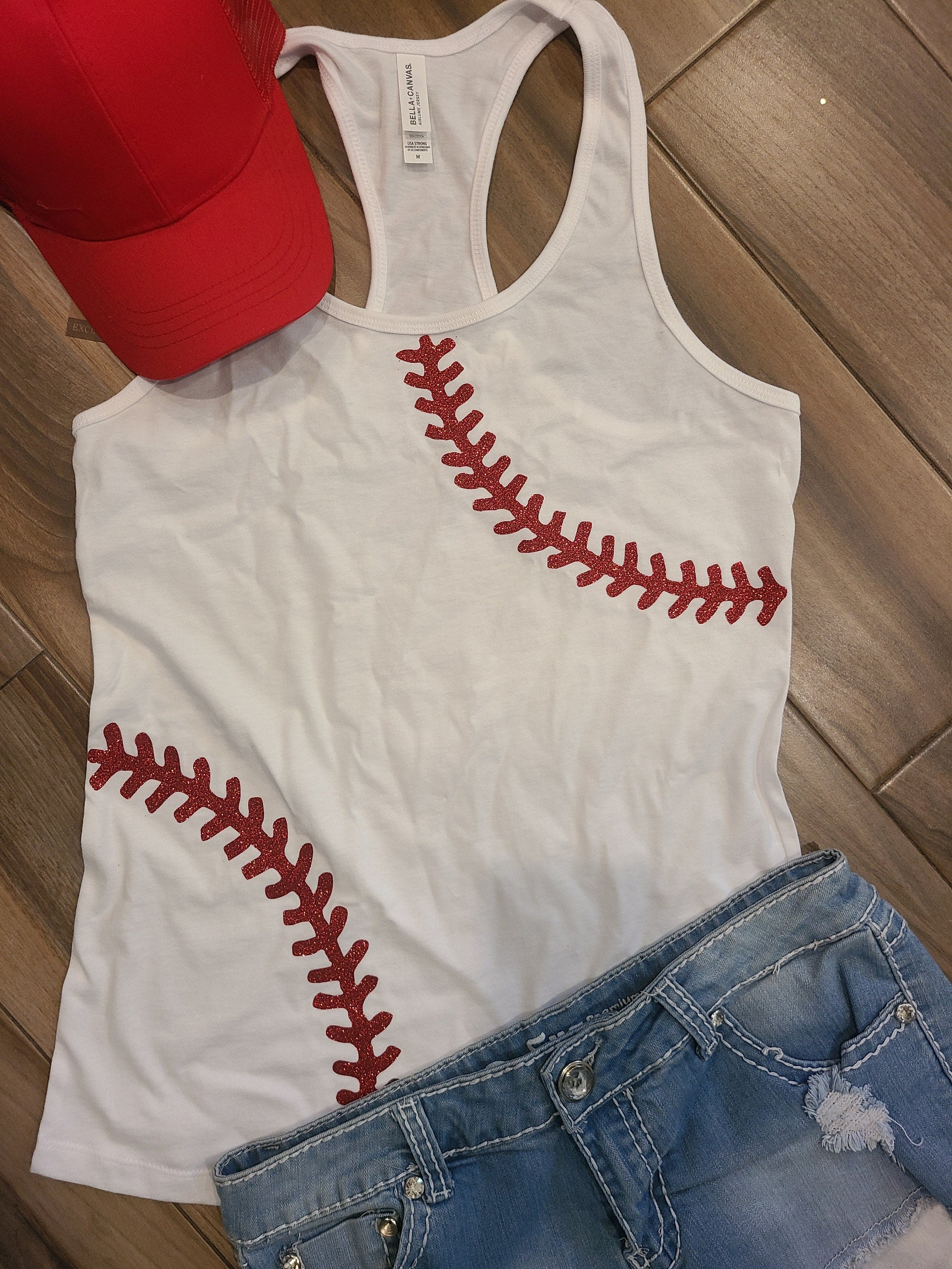 Baseball Glitter Shirt