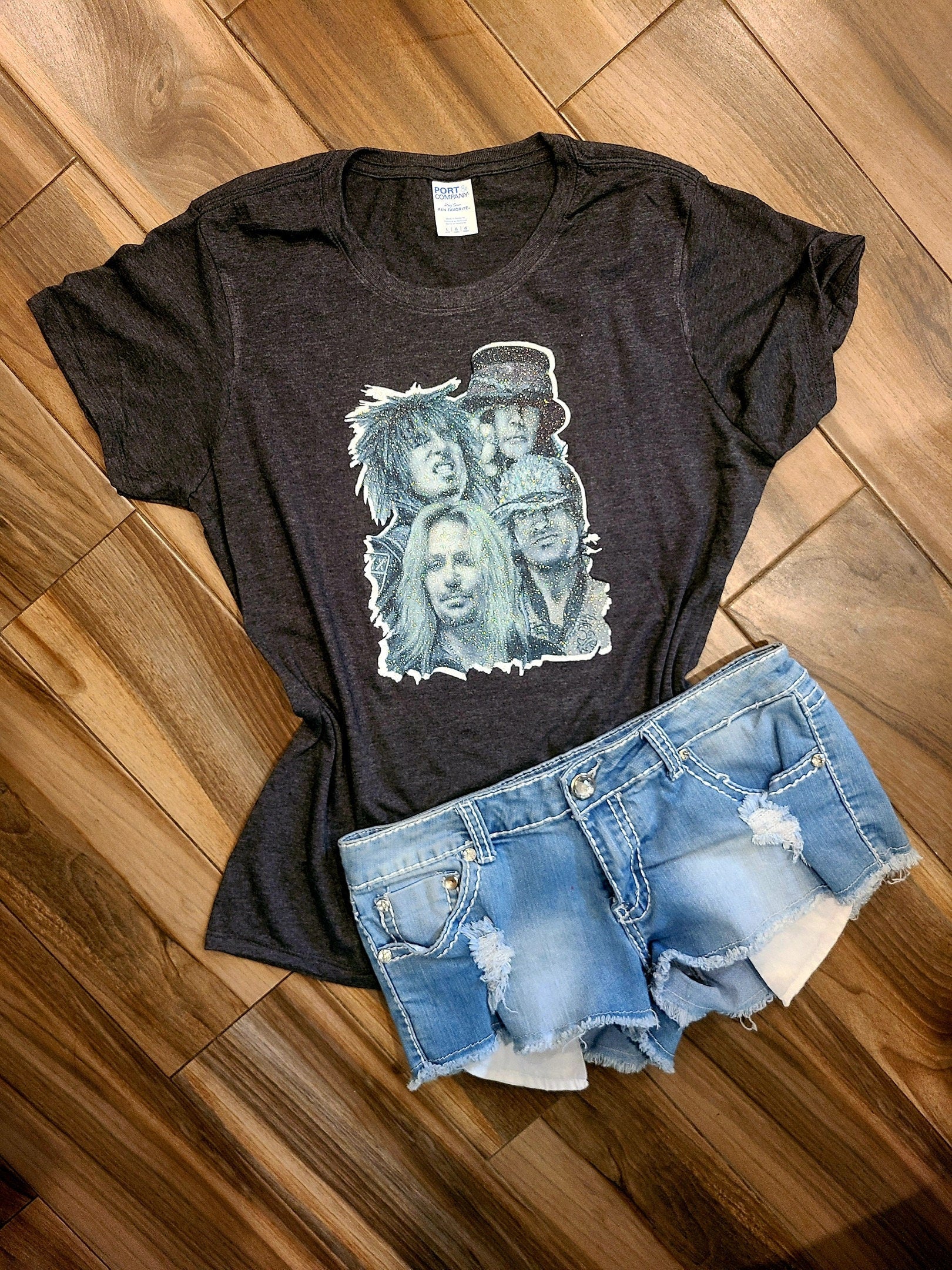 Motley Crue Glitter Tee