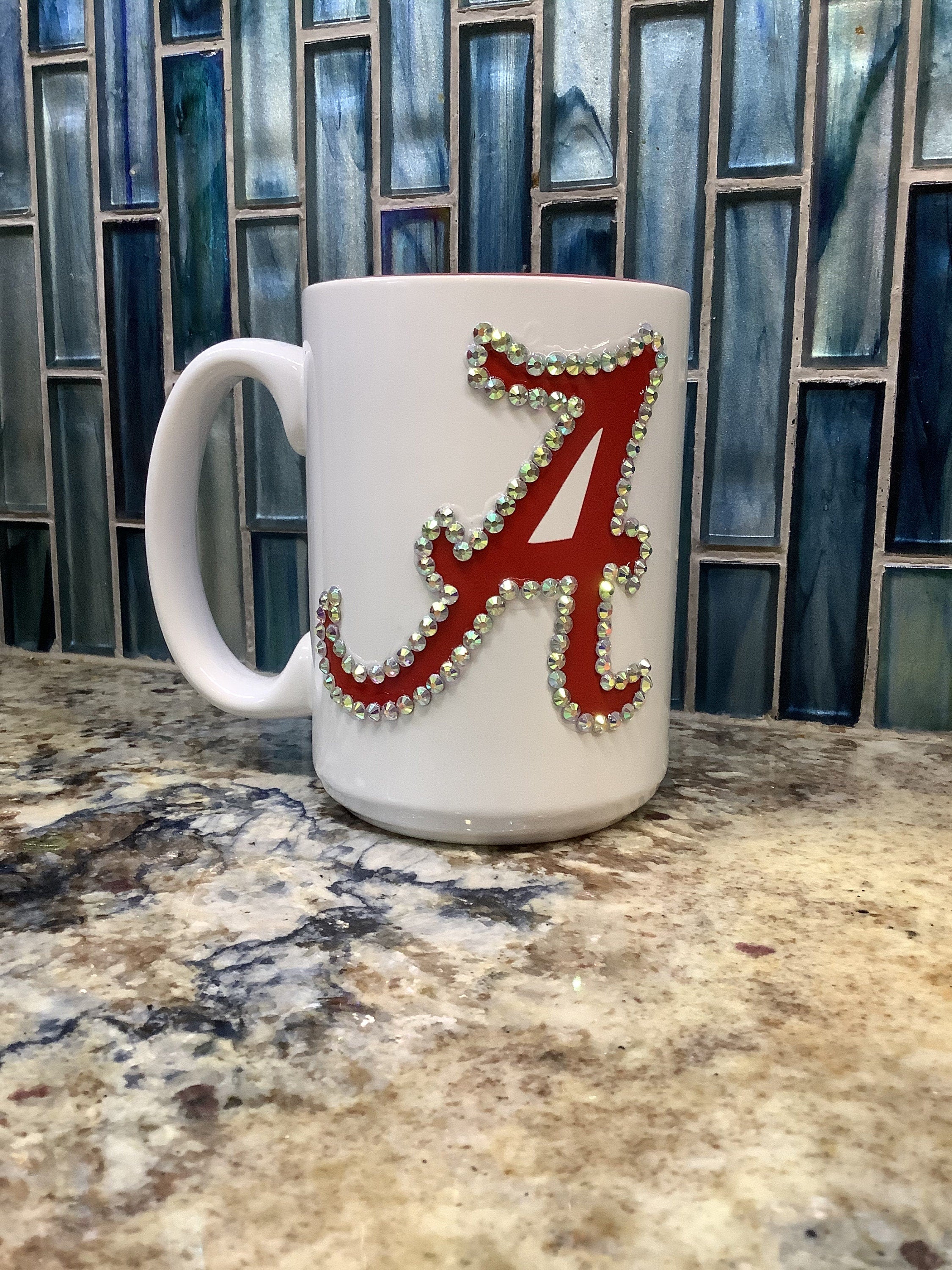 Alabama Crimson Tide Rhinestone Coffee Mug