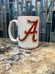Alabama Crimson Tide Rhinestone Coffee Mug